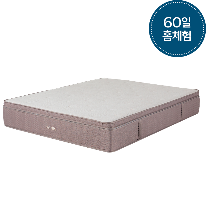 웰스 <em class='pcolor'><em class='pcolor'>매트리스</em></em> 하이브리드+(홈체험)