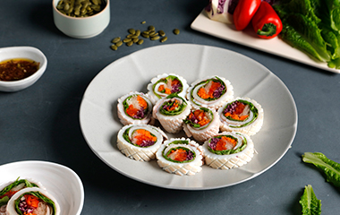 숙면 청치마 오징어 자숙롤
